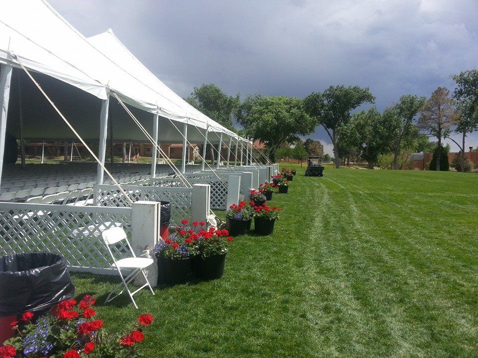 top rated large event tent rental company open in Albuquerque NM