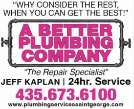 An advertisement for a better plumbing company
