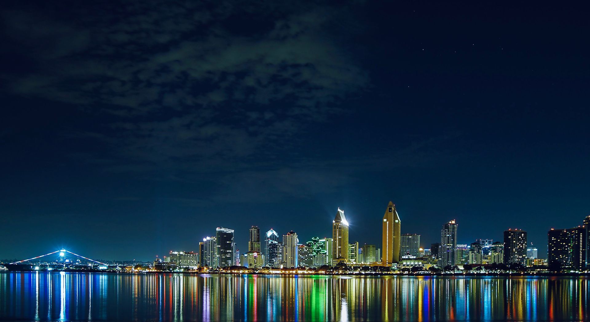 Coronado Island photo at night