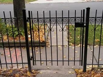 Secure Wrought Iron Gate