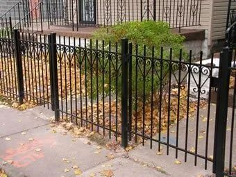 Black Wrought Iron Fencing