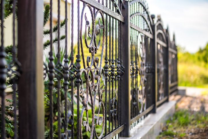 Wrought Iron Fence 