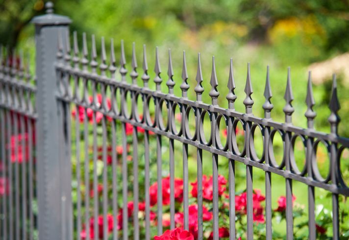 Iron fence 