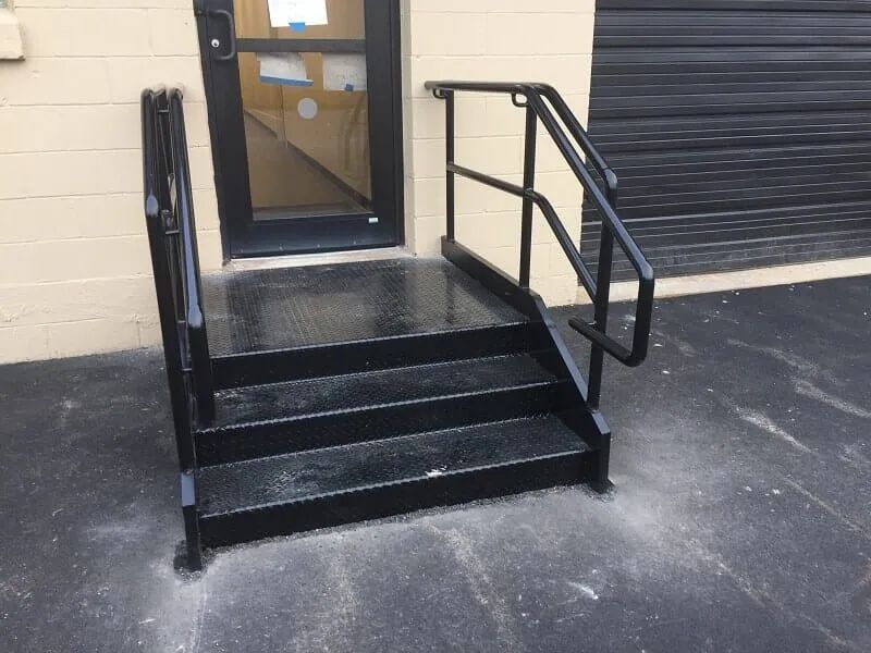 Black Metal Staircase