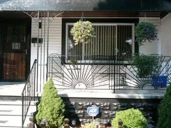Custom Stairs and Porch Railings With New Trellis