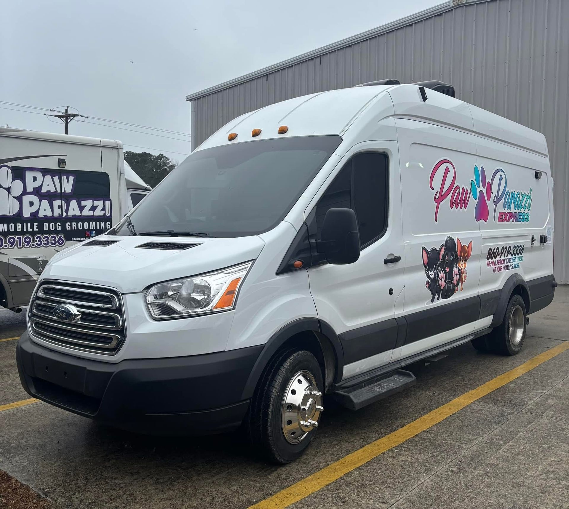 White van with 