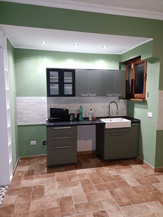Ristrutturazione cucina – nuova distribuzione casa Roma Olgiata