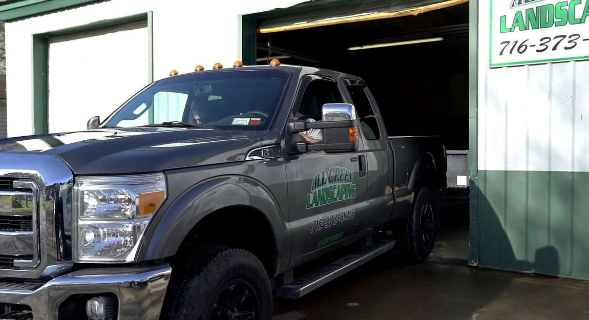 All Green Landscaping Truck