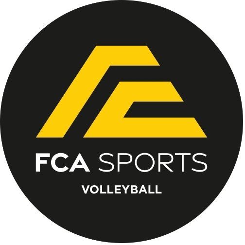 FCA Sports logo in black and gray on a white background
