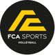 FCA Sports logo in black and gray on a white background