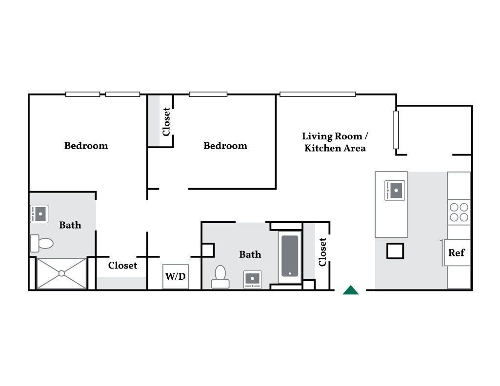 2 BEDROOM
