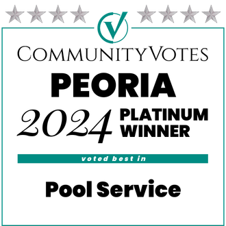 Community votes Cyan Pools for Peoria, Arizona PLATINUM winner pool service voted best in 2024