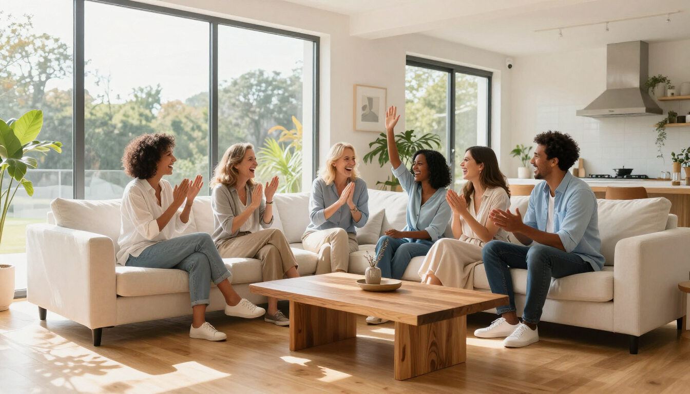 Happy Homeowner Gathering