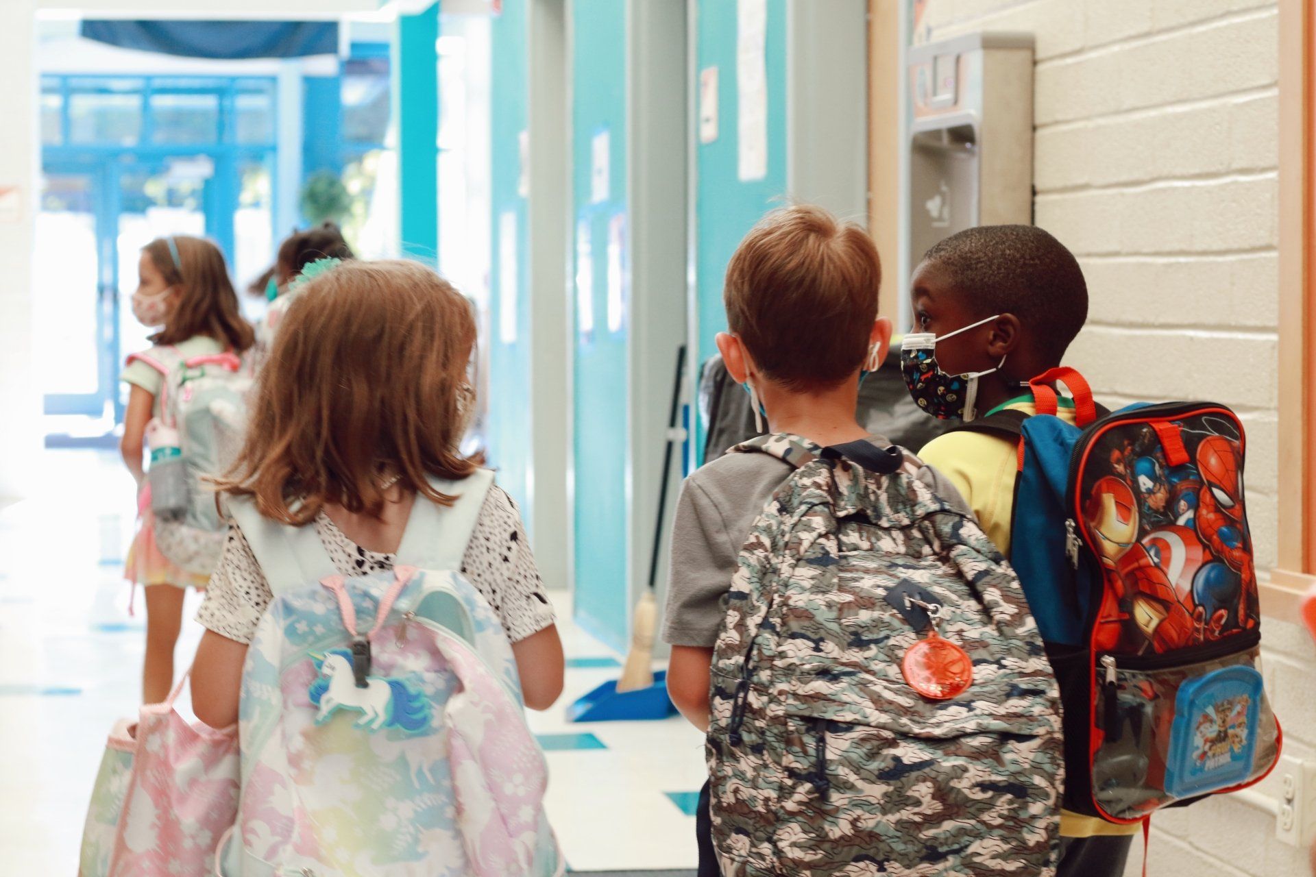 Boys & Girls Clubs of southern maine members getting dropped off from school