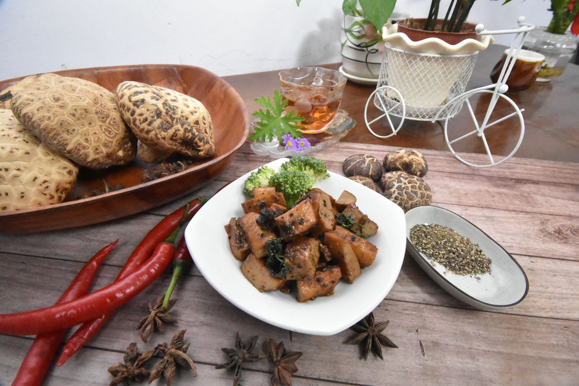減糖口味豆干--塔香黑胡椒