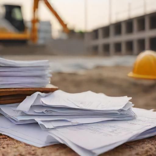 Court papers served by process server on construction site