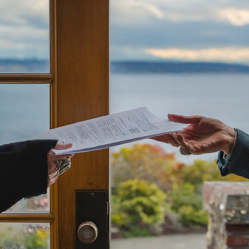 Process of service being executed on the Puget Sound
