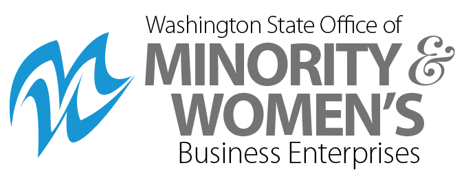 The logo for the washington state office of minority and women 's business enterprises