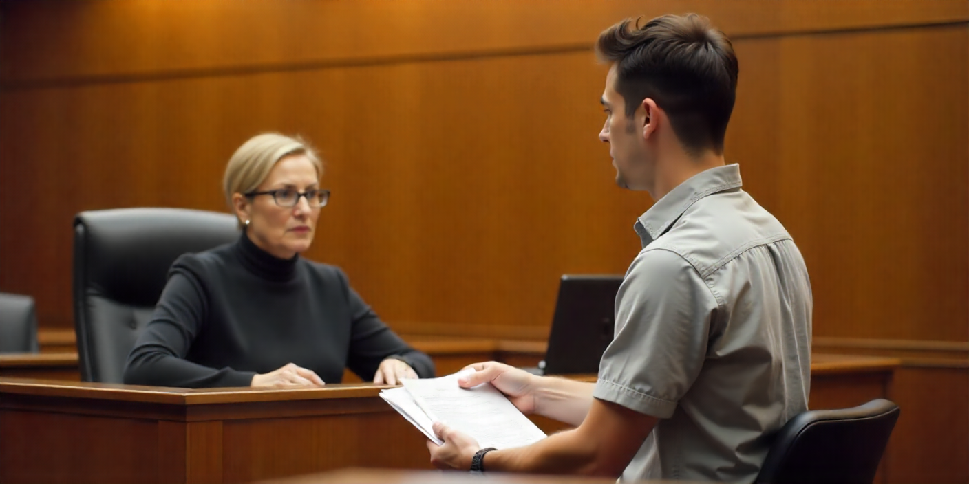 Respondent presents response to protection order petition in Snohomish County