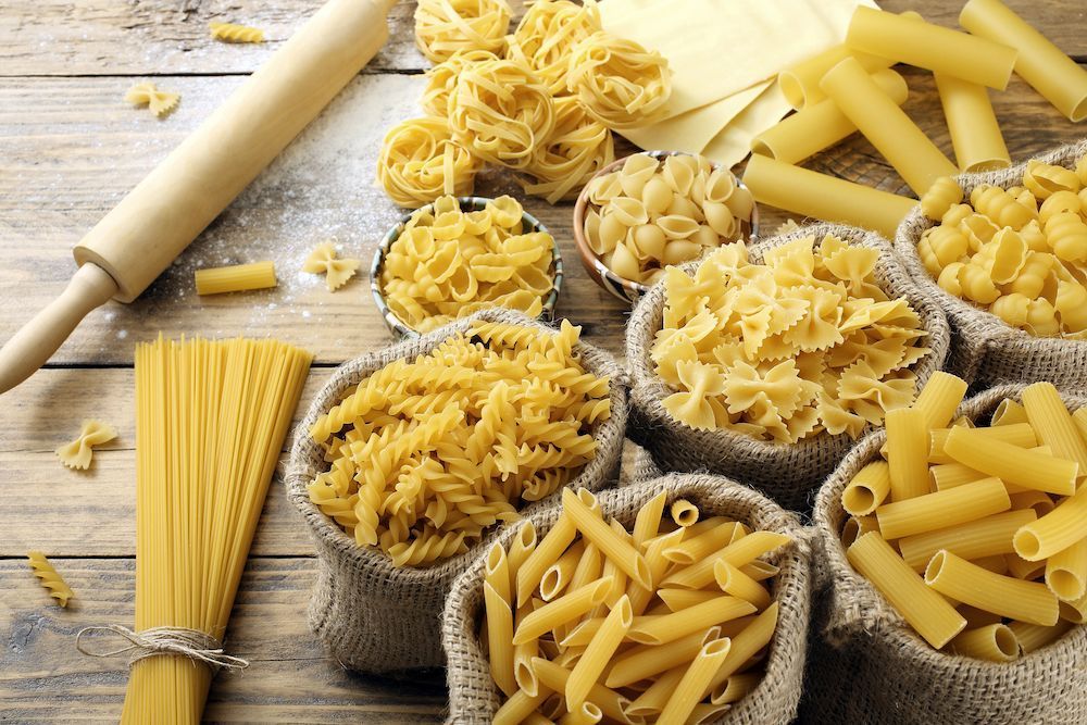 There Are Many Different Types Of Pasta On The Table — Corrado & Frank Distributors in Fairy Meadow, NSW