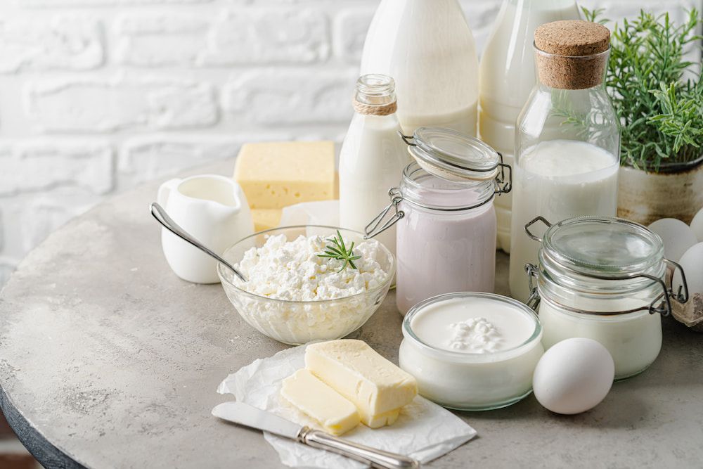 There Are Many Different Types of Dairy Products on the Table — Corrado & Frank Distributors in Fairy Meadow, NSW
