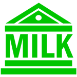 theropdairy milk bank logo
