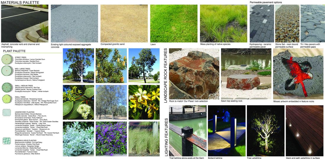 Thomson Hay Landscape Architects - Monash Drive Streetscape Swan Hill