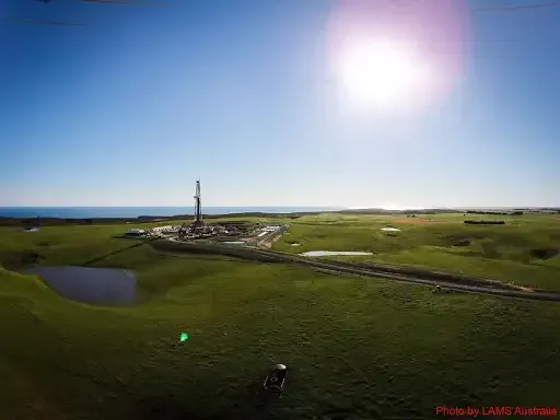 Halladale and Blackwatch Gas Field Onshore Drilling Platform Nirranda South