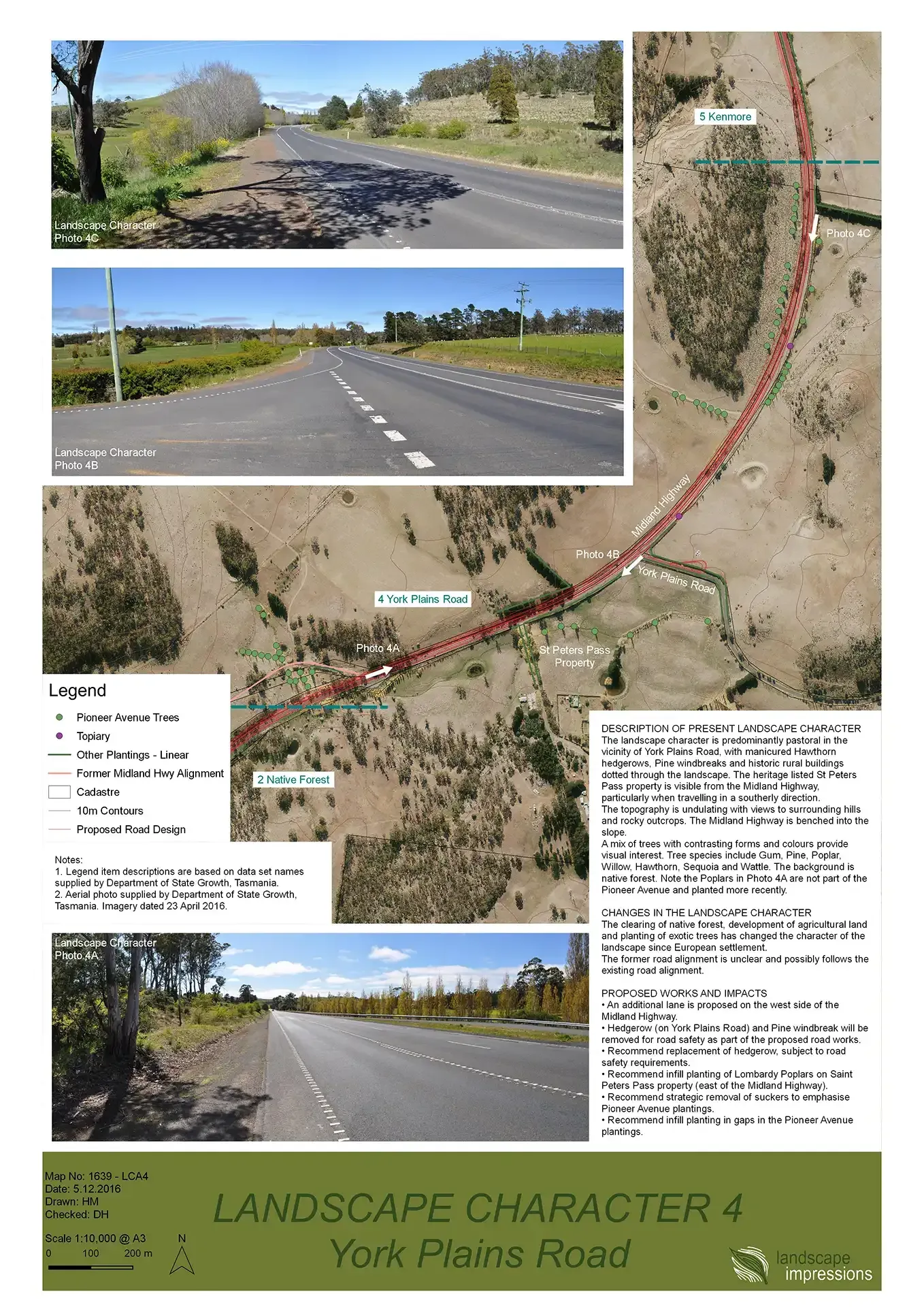 Landscape Assessment and Landscape Plan for the Midland Highway (St. Peters Pass area), Tasmania