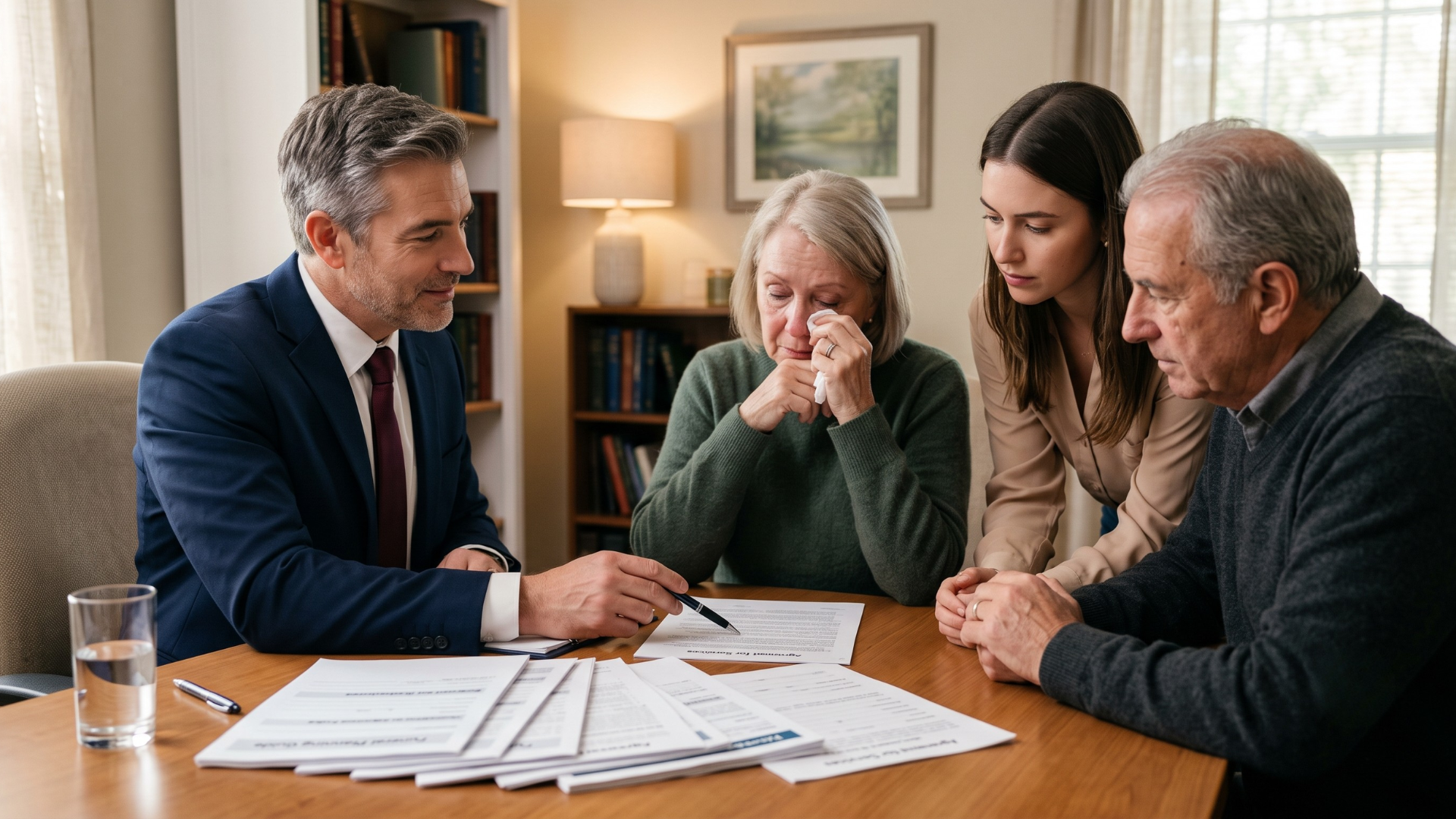 Funeral planning documents and immediate assistance