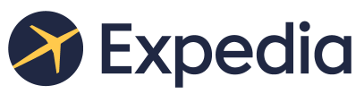 Logo Expedia — plateforme de diffusion des logements gérés par Verde Conciergerie