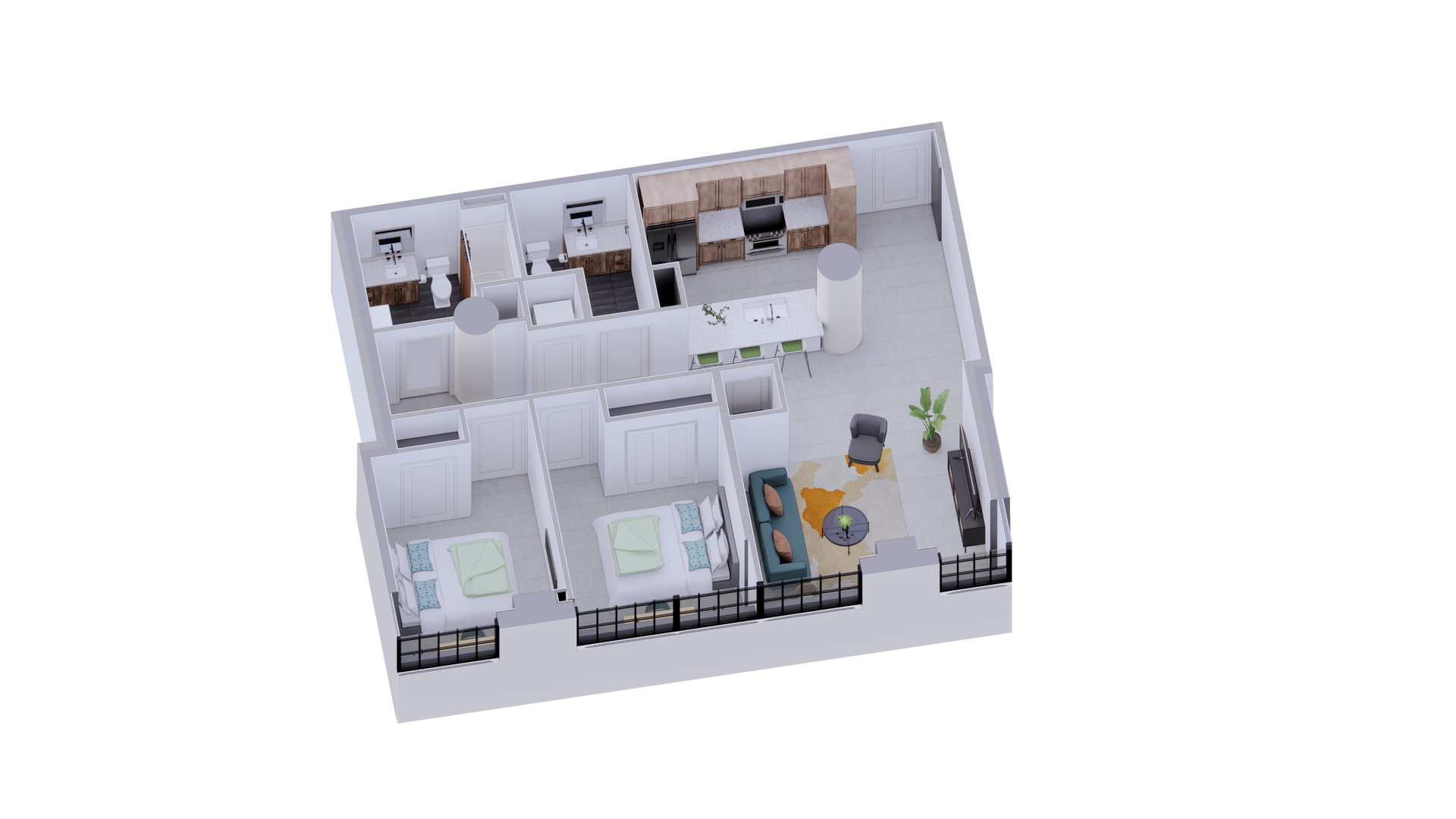 The F-150 floorplan
