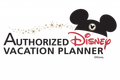 Authorized Disney Vacation Planner logo with Mickey Mouse ears and magical stars.