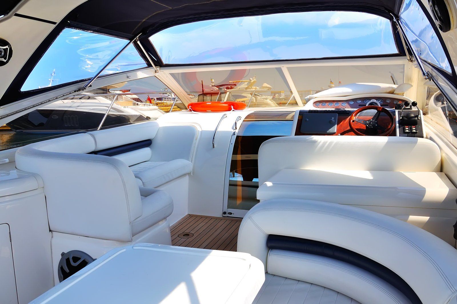 boat interior with chairs