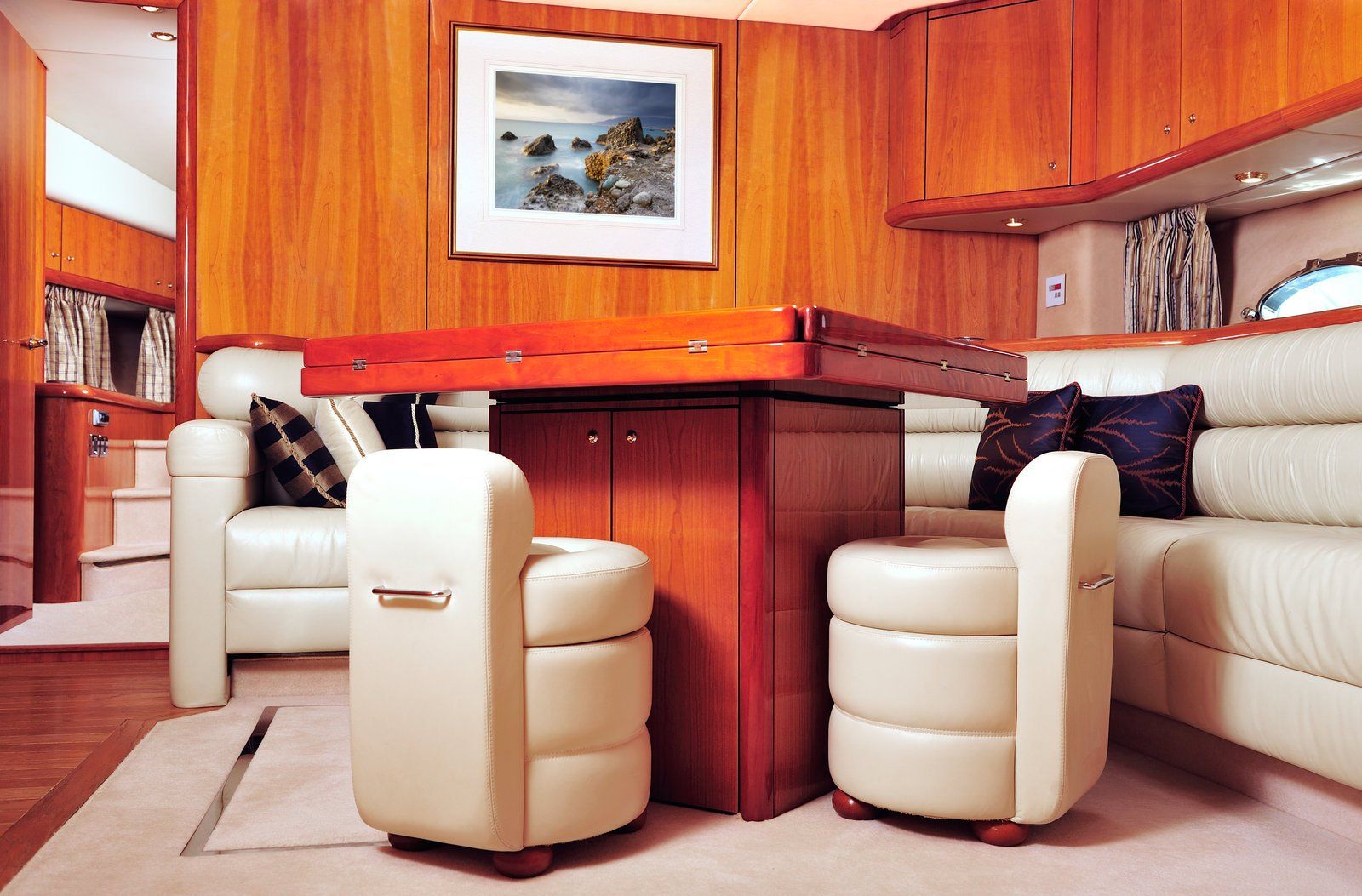 room with chairs and tables