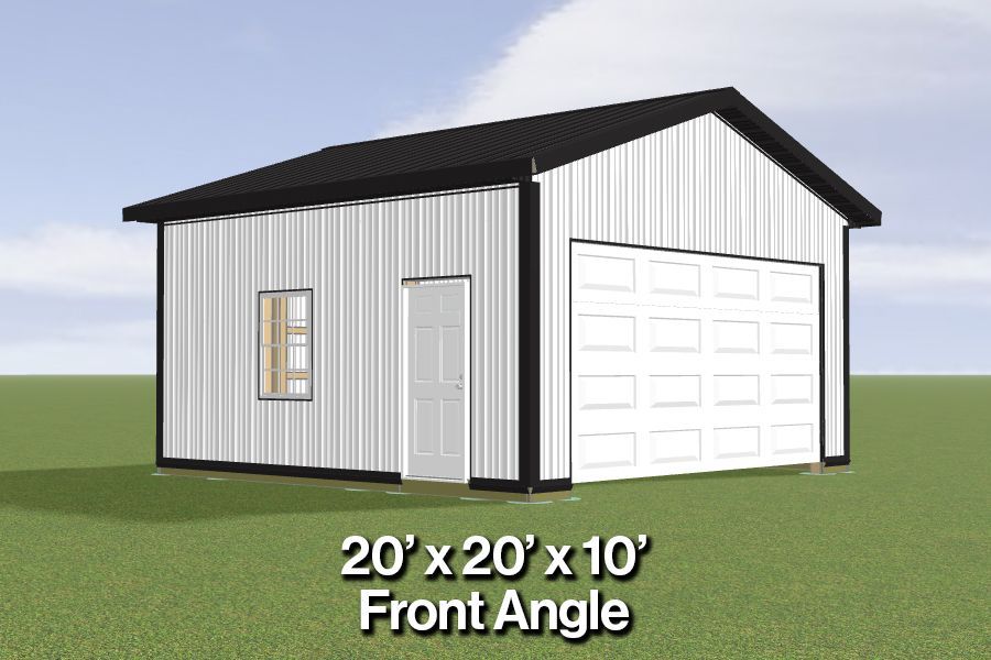 20x20 pole barn