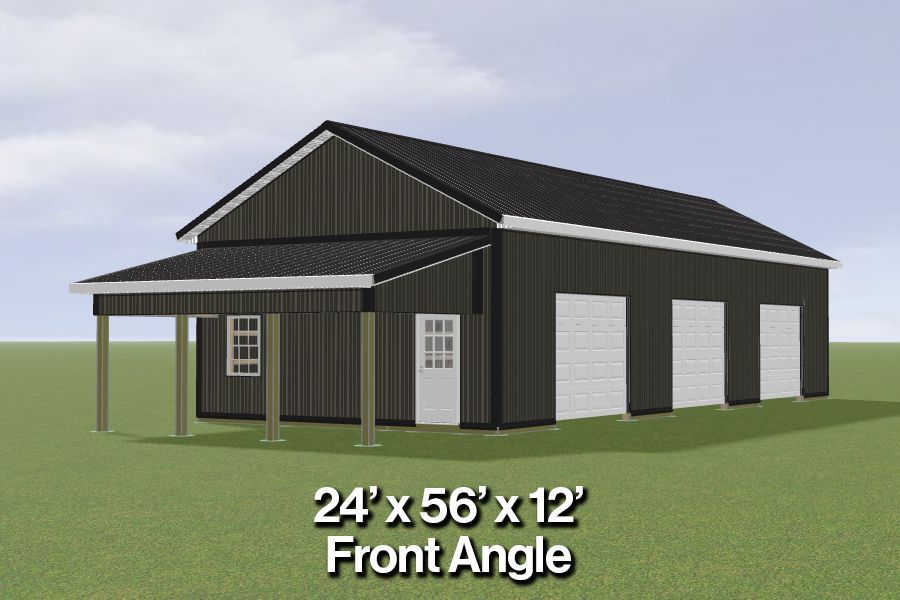 24x56 pole barn