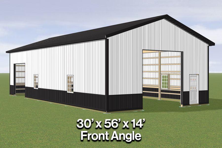 30x56 pole barn