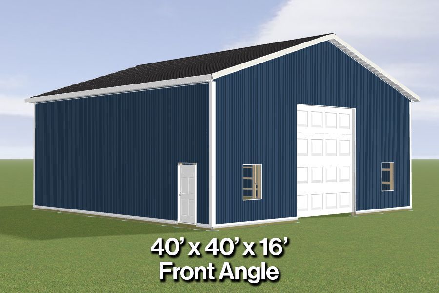 40x40 pole barn