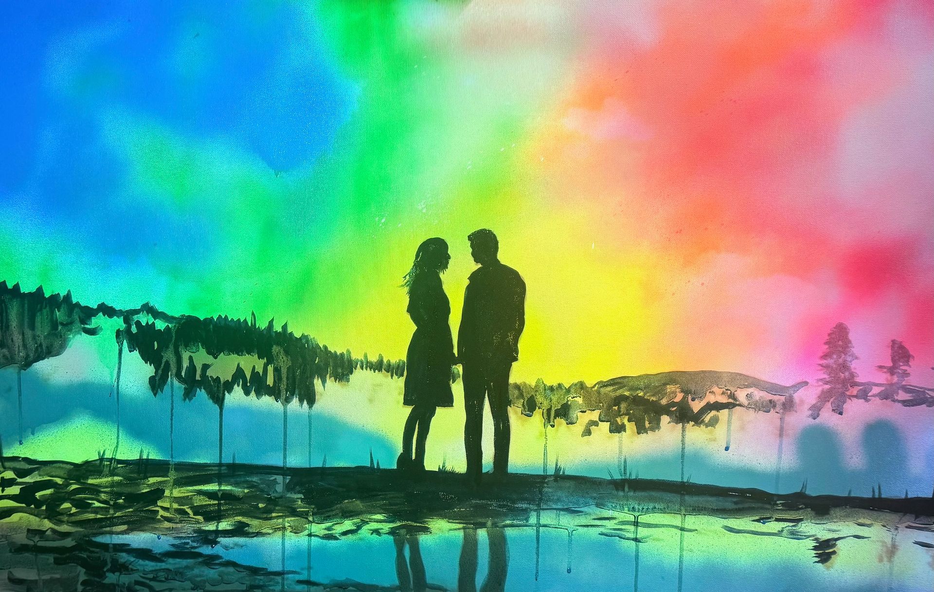 painting by landis white