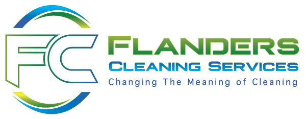 Logo for Flanders Cleaning Services of Lebanon NH, featuring
