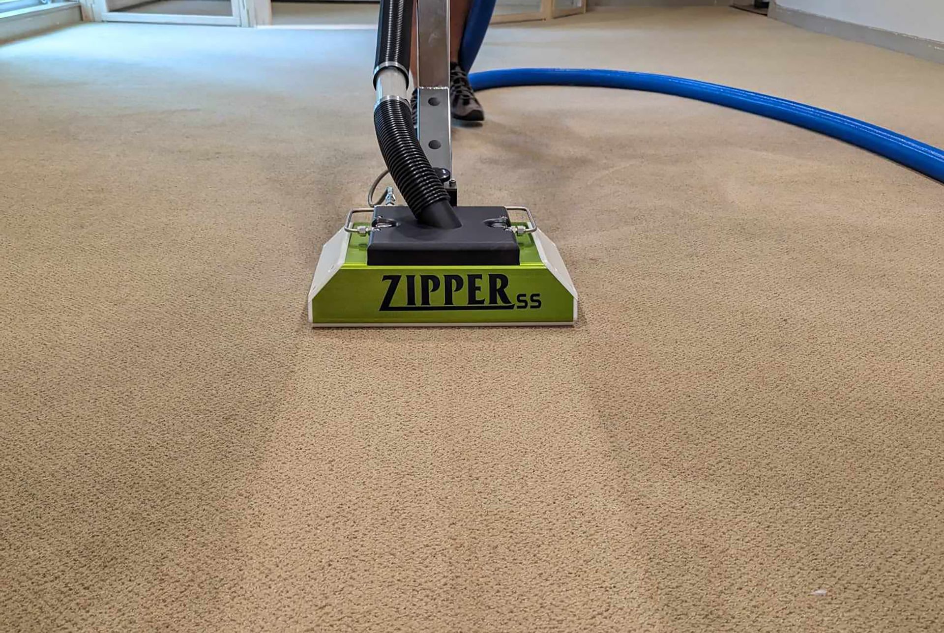 A professional cleaner performing deep cleaning tasks in a home.