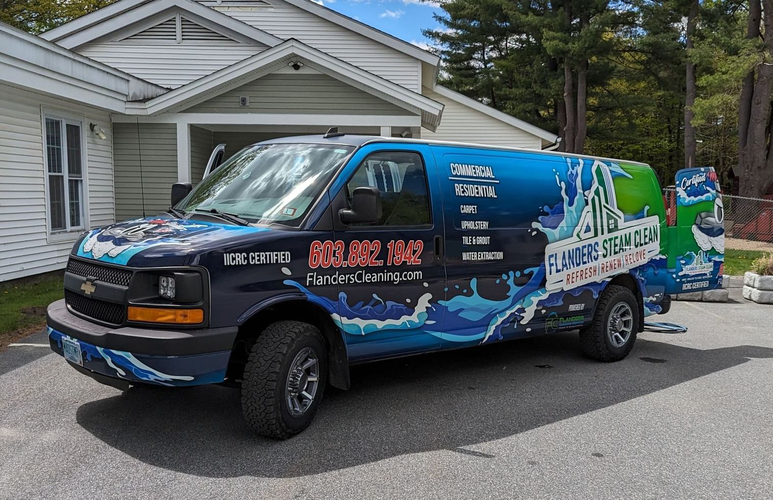 carpet cleaning services from Flanders Cleaning Services
