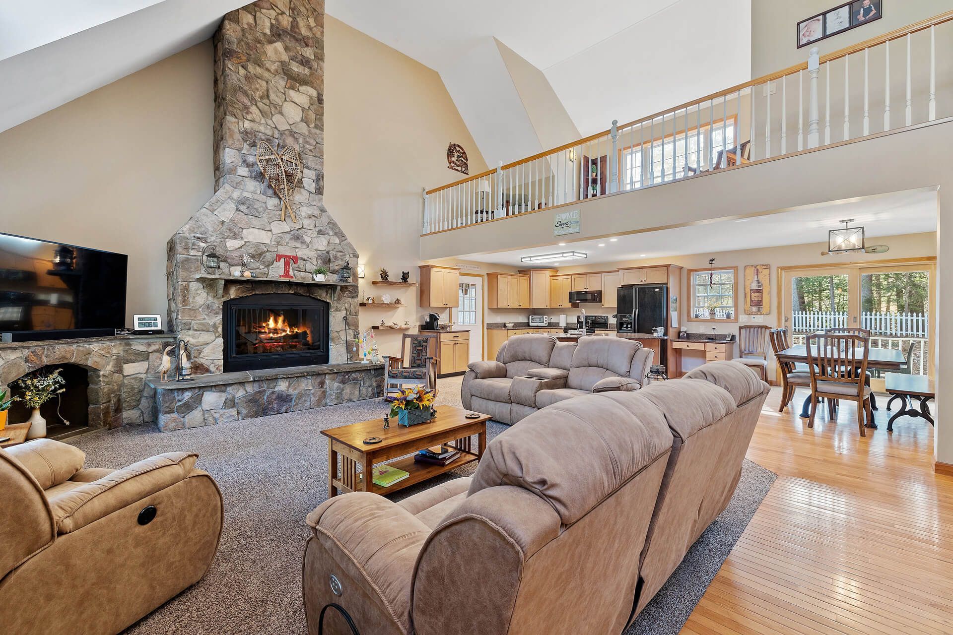 Ceiling and floor cleaning service in a residential setting.