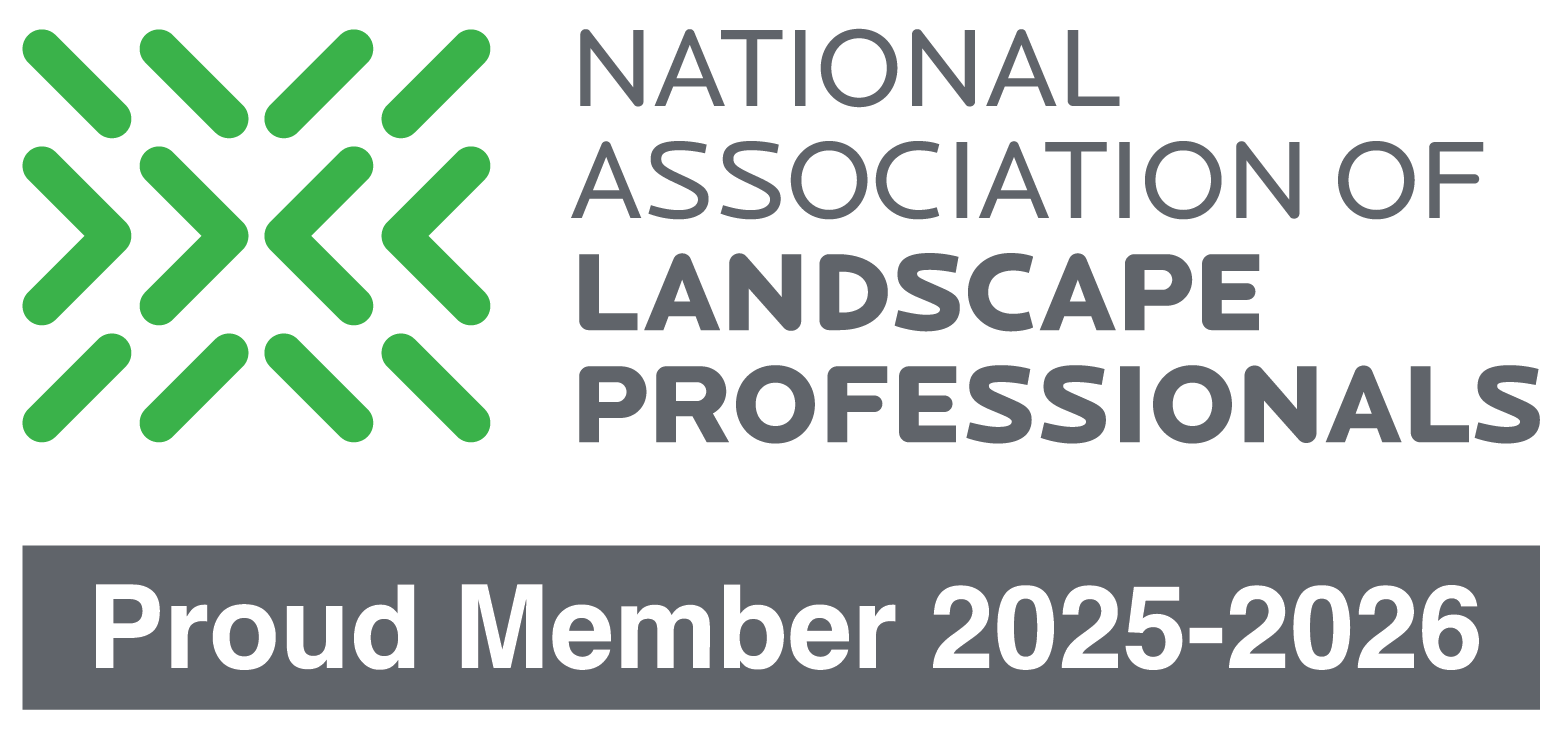 National Association of Landscape Professionals logo with “Proud Member 2025-2026” banner