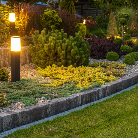 Residential garden landscape