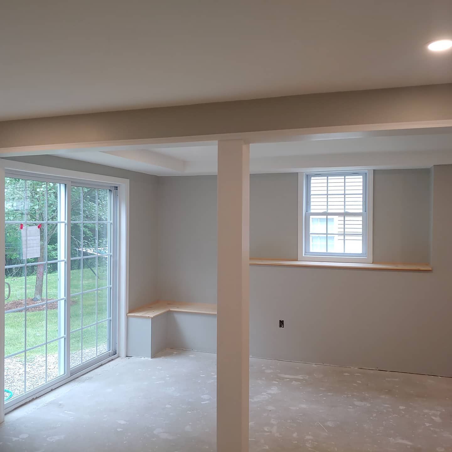 Empty Living Room Under Construction