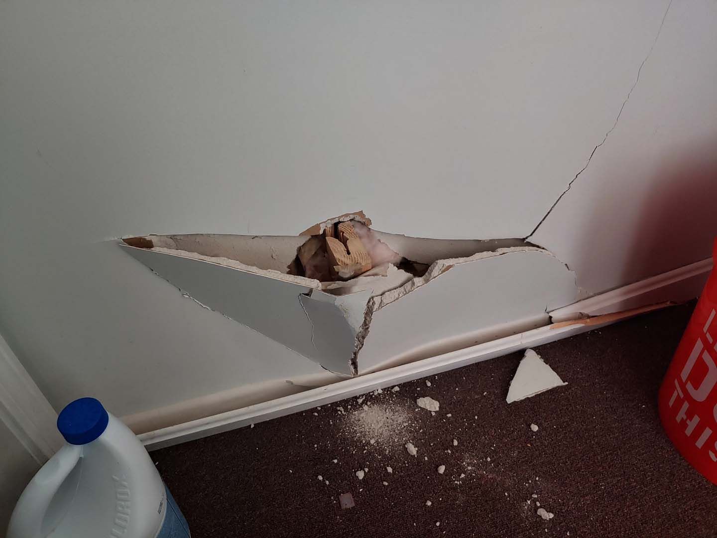 Damage Wall Interior