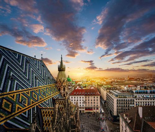 Stephansdom in Wien, Skyline