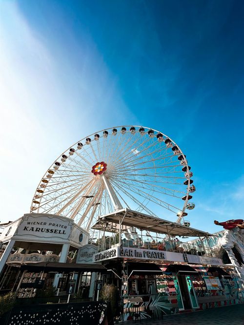 Wiener Riesenrad in Wien, Attraktion in wien, Wiener Prater